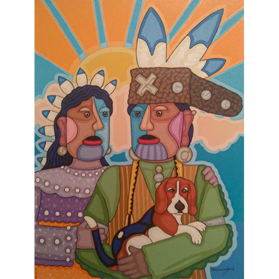 The Ant Original Painting by Jesse Hummingbird