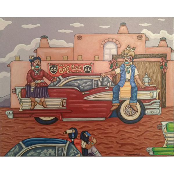 The Ant Original Painting by Jesse Hummingbird