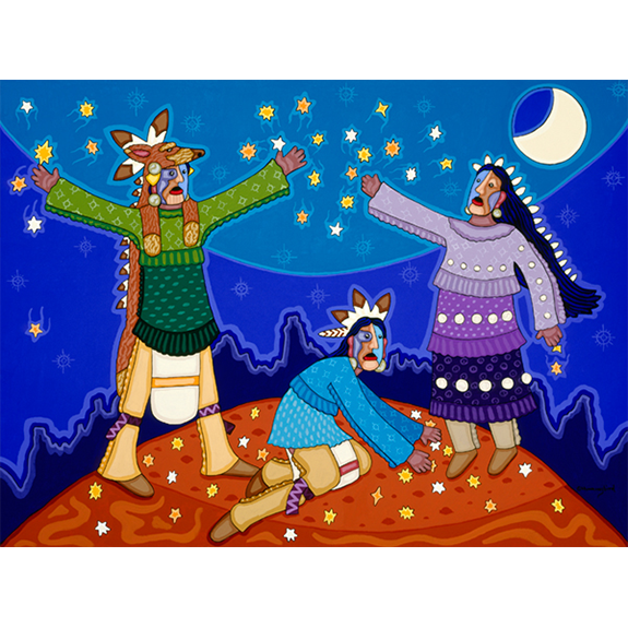 Bear Love In Winter Print Image