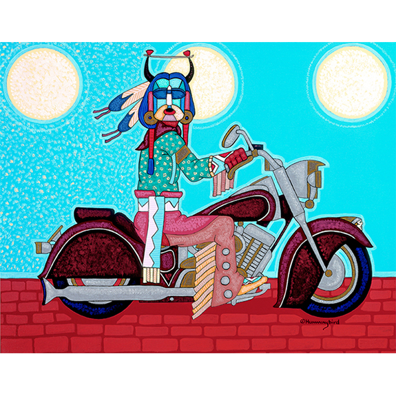 Three Moons &  A Rez Hog Open Edition Print